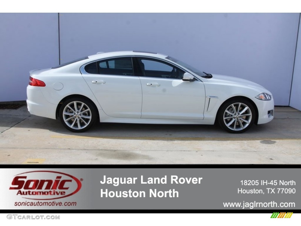 Polaris White Jaguar XF