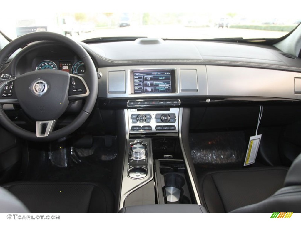 2012 Jaguar XF Portfolio Warm Charcoal/Warm Charcoal Dashboard Photo #58812915
