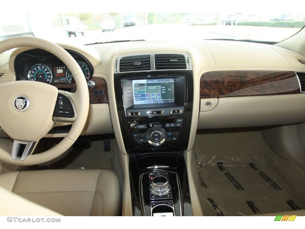 2012 Jaguar XK XK Coupe Caramel/Caramel Dashboard Photo #58813161