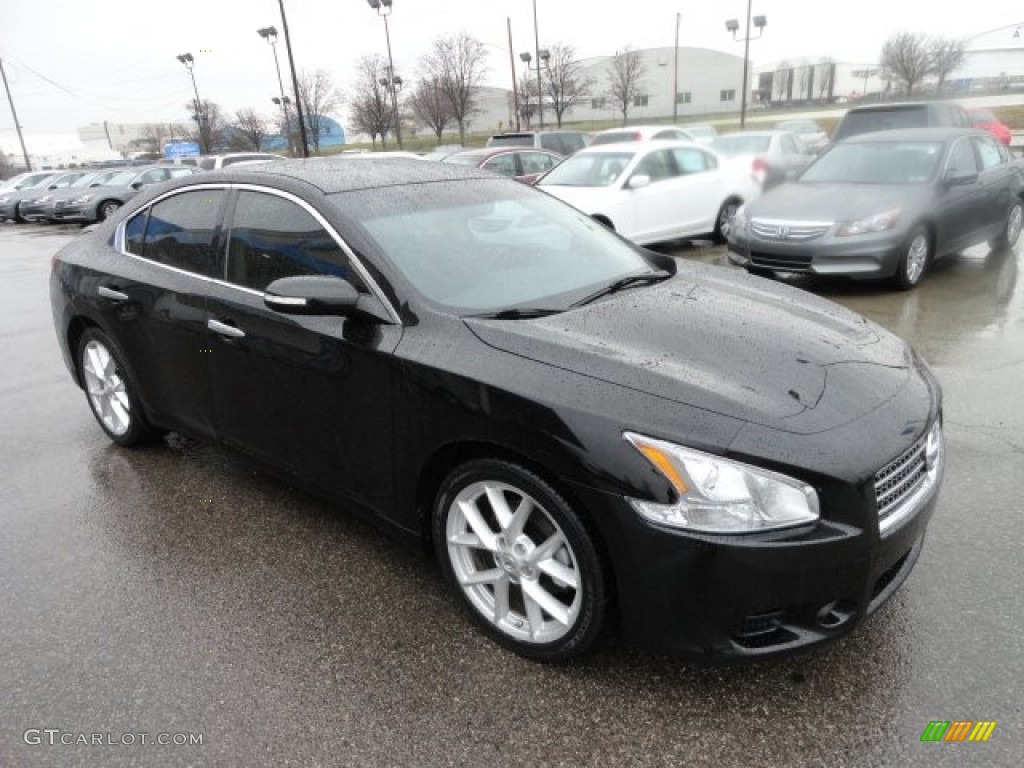 Super Black 2009 Nissan Maxima 3.5 SV Sport Exterior Photo #58813998