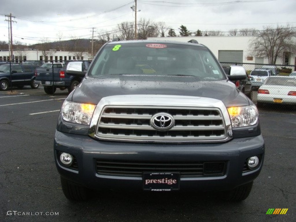 2008 Sequoia Platinum 4WD - Slate Metallic / Graphite photo #2