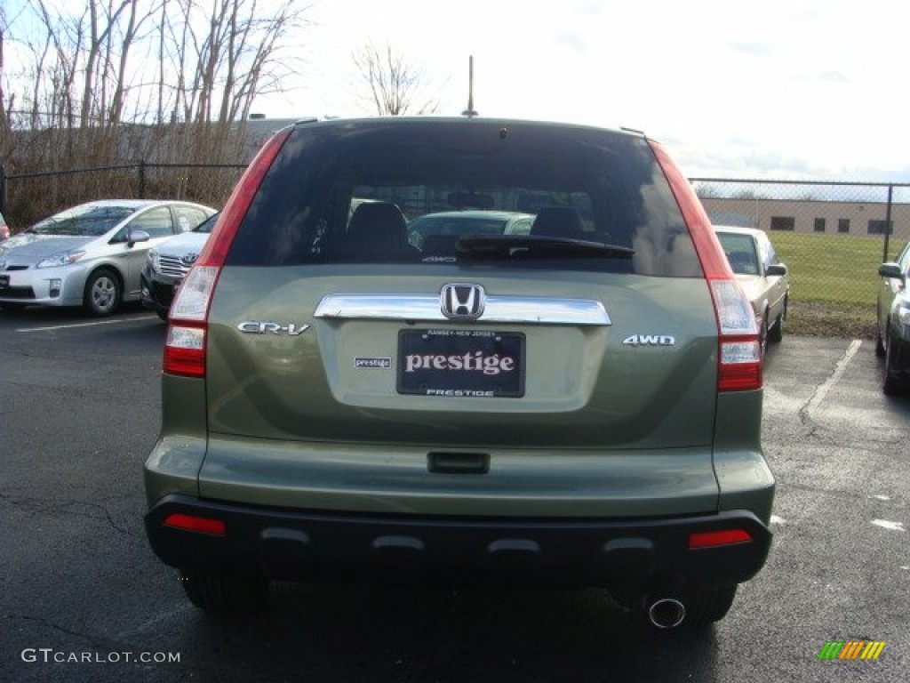 2009 CR-V EX-L 4WD - Green Tea Metallic / Ivory photo #5