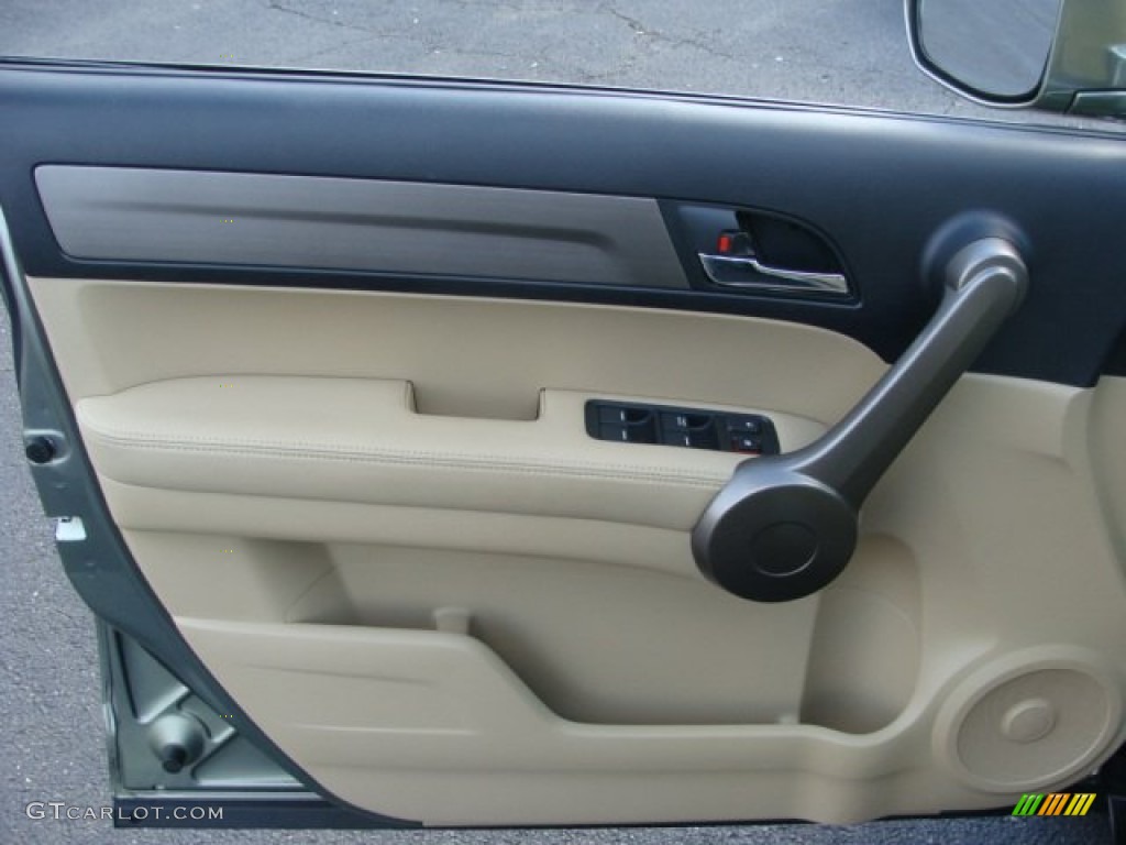 2009 Honda CR-V EX-L 4WD Ivory Door Panel Photo #58814196