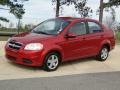 2010 Sport Red Chevrolet Aveo LT Sedan  photo #10