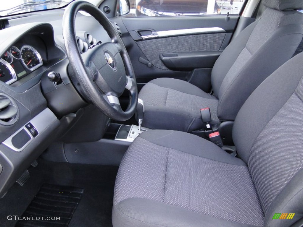 2010 Aveo LT Sedan - Sport Red / Charcoal photo #12