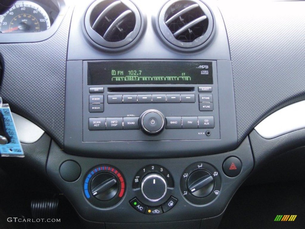 2010 Aveo LT Sedan - Sport Red / Charcoal photo #19