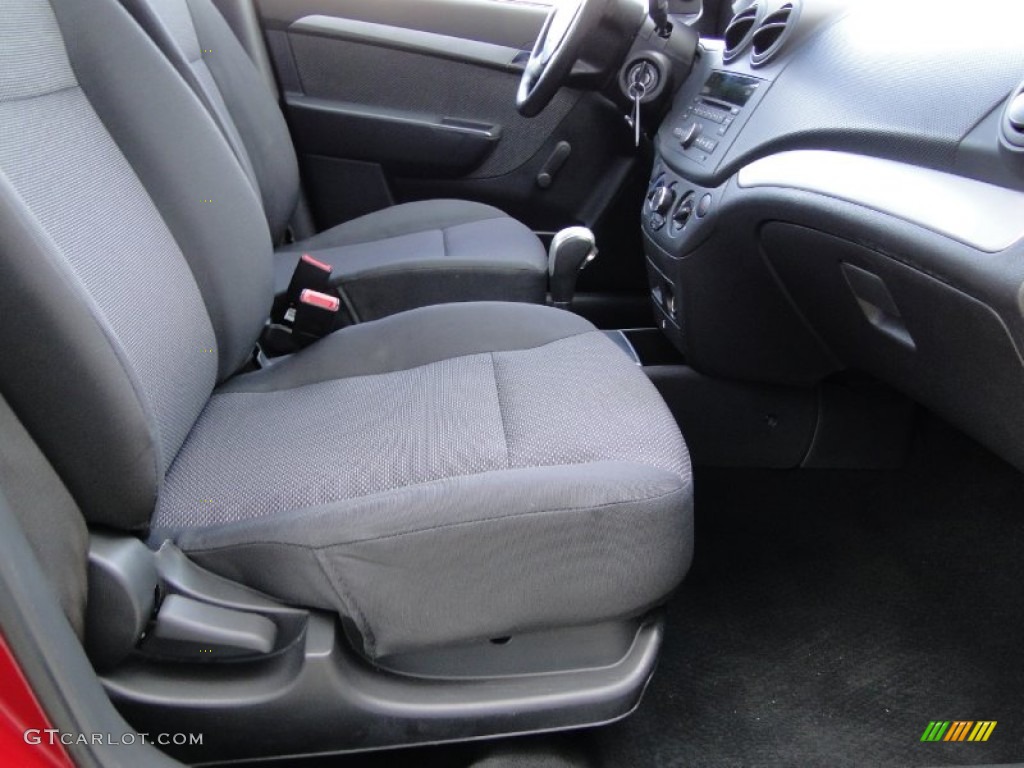 2010 Aveo LT Sedan - Sport Red / Charcoal photo #24