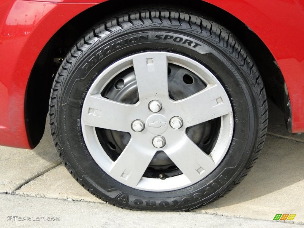2010 Aveo LT Sedan - Sport Red / Charcoal photo #34