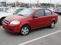 2010 Sport Red Chevrolet Aveo LT Sedan  photo #35