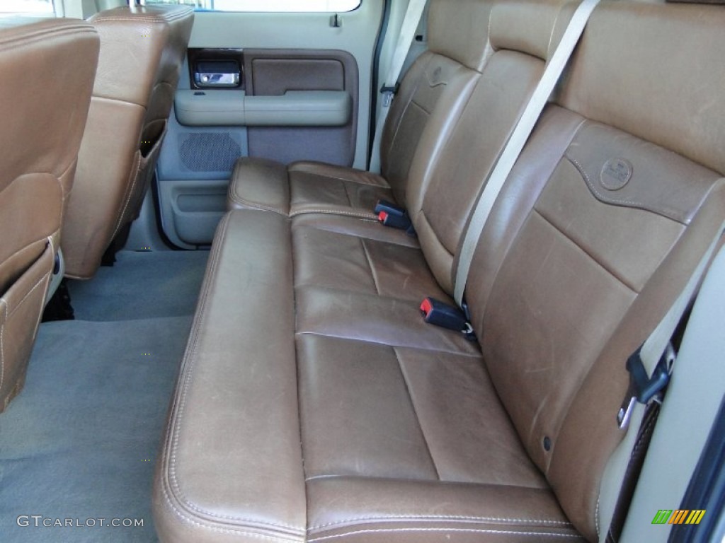 2006 F150 King Ranch SuperCrew - Oxford White / Castano Brown Leather photo #27