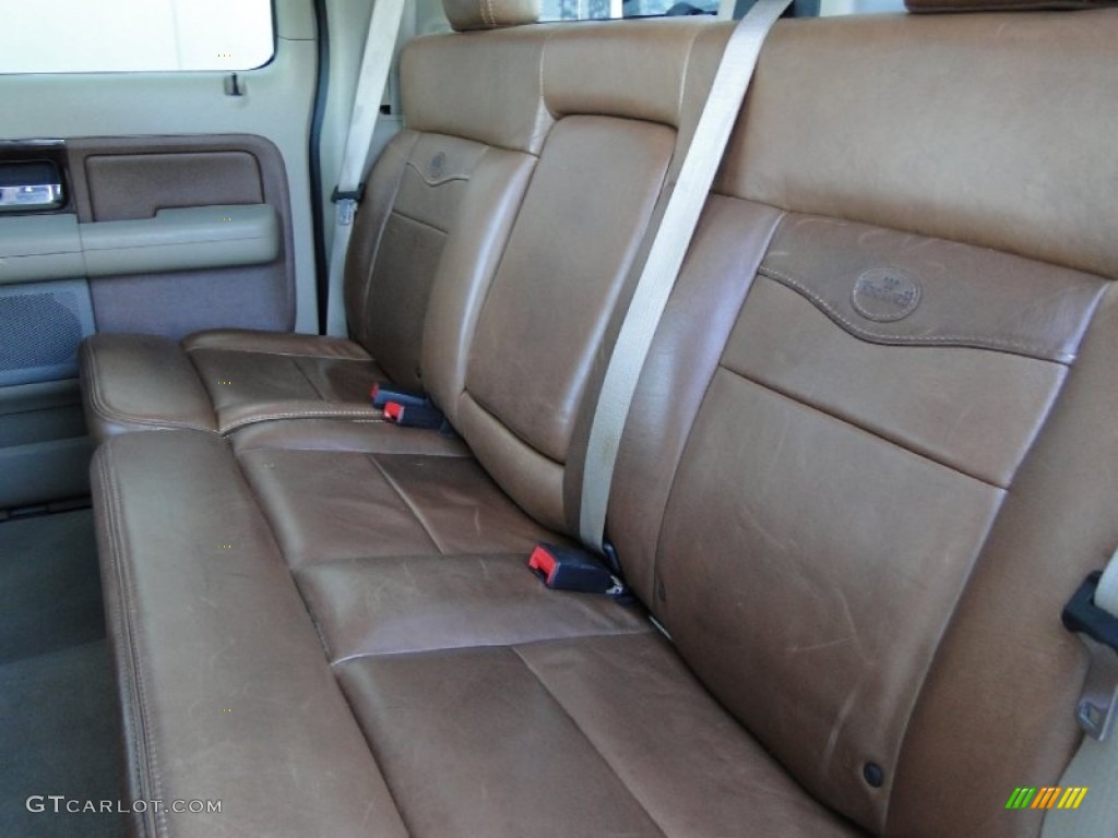 2006 F150 King Ranch SuperCrew - Oxford White / Castano Brown Leather photo #28