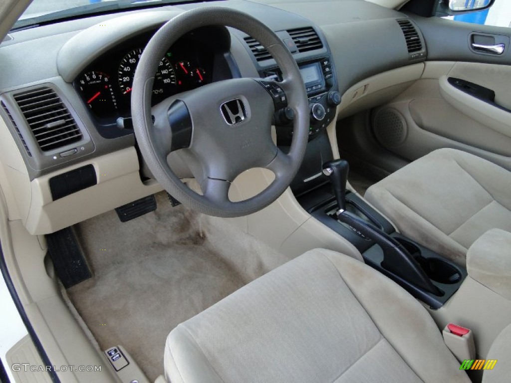 2003 Accord LX Sedan - Taffeta White / Ivory photo #10