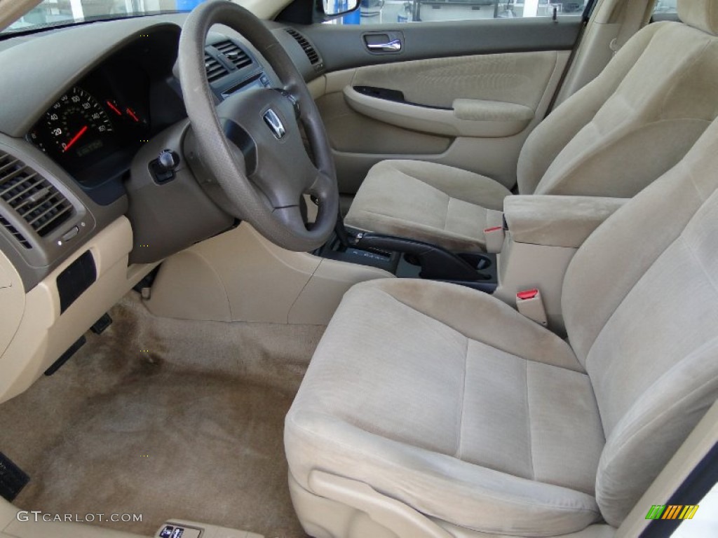 2003 Accord LX Sedan - Taffeta White / Ivory photo #11