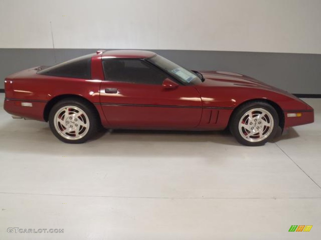 Dark Red Metallic 1990 Chevrolet Corvette Coupe Exterior Photo #58816137