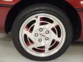 1990 Dark Red Metallic Chevrolet Corvette Coupe  photo #13