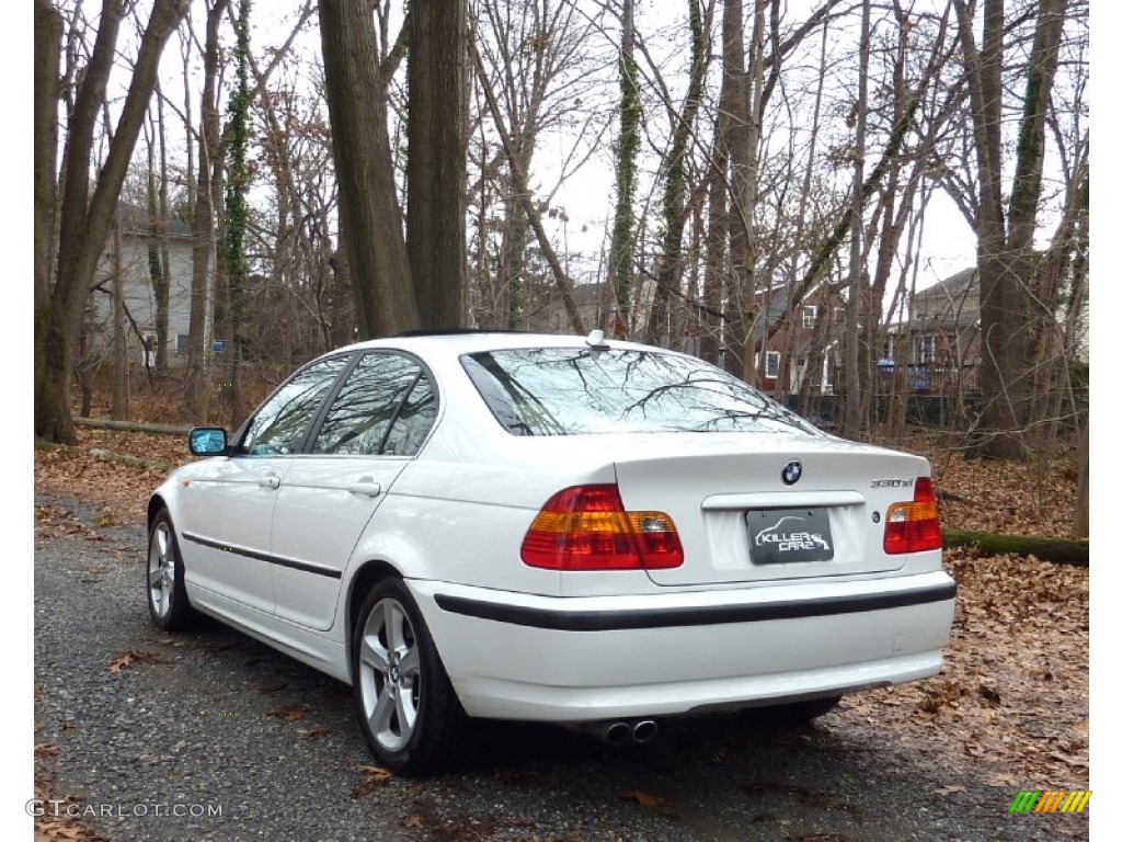 2004 3 Series 330xi Sedan - Alpine White / Sand photo #5