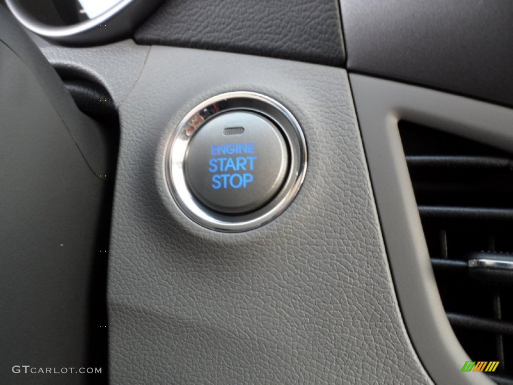 2012 Elantra Limited - Black Noir Pearl / Gray photo #32