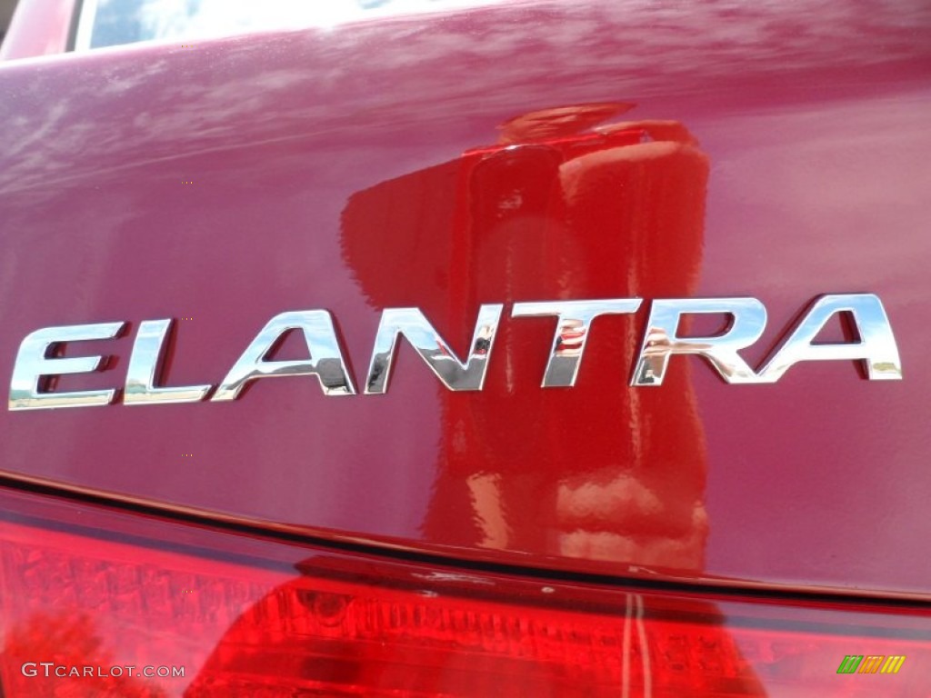2012 Elantra Limited - Red Allure / Beige photo #13