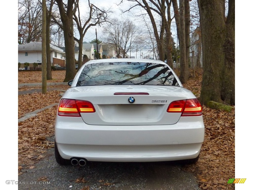 2009 3 Series 328i Convertible - Alpine White / Coral Red/Black Dakota Leather photo #6