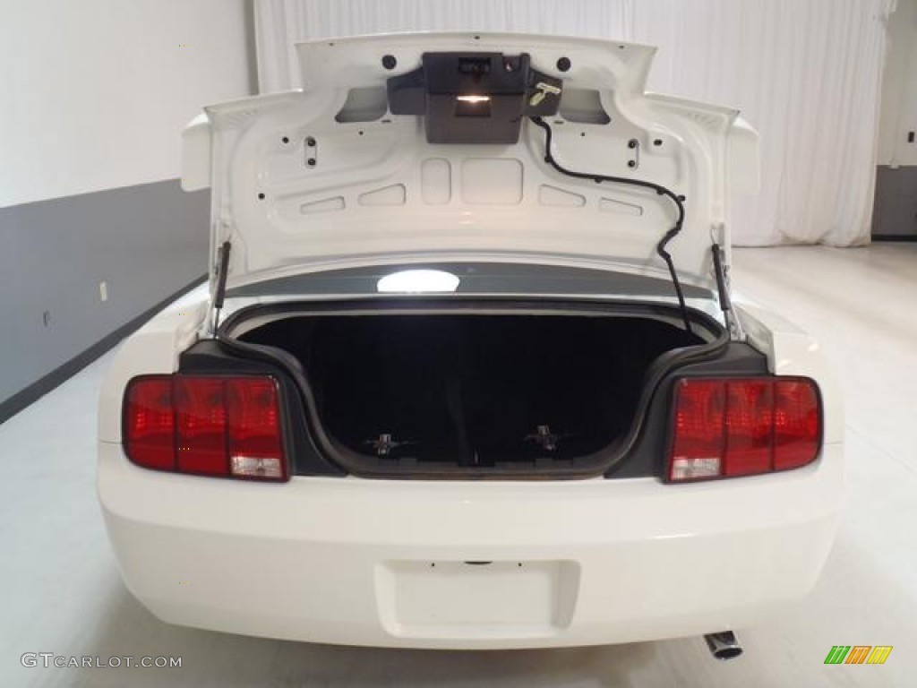 2007 Mustang V6 Deluxe Coupe - Performance White / Light Graphite photo #7