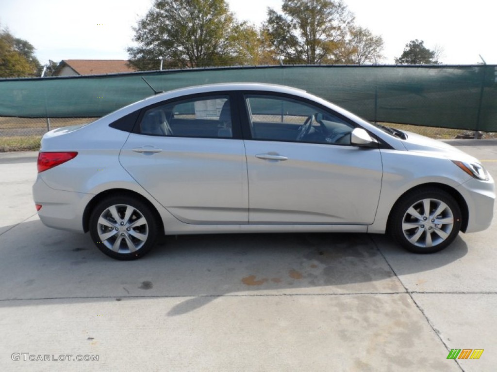 Ironman Silver 2012 Hyundai Accent GLS 4 Door Exterior Photo #58818603