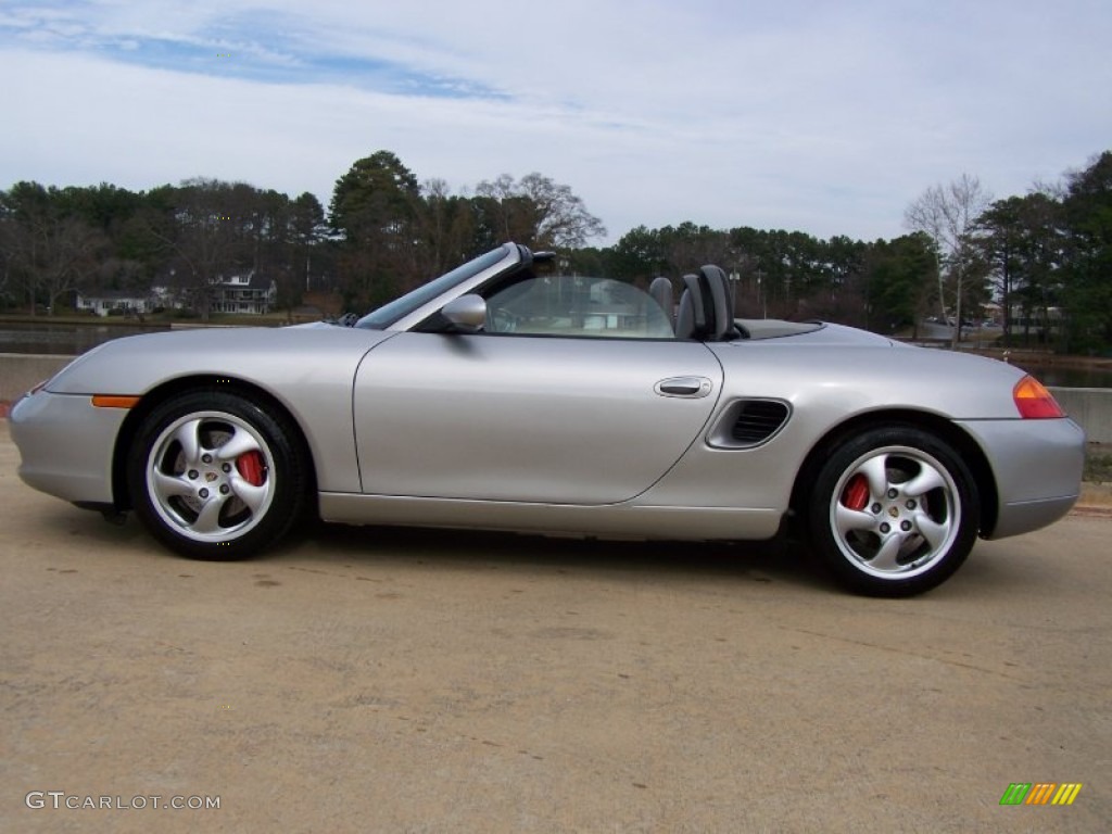 Arctic Silver Metallic 2002 Porsche Boxster S Exterior Photo #58818831