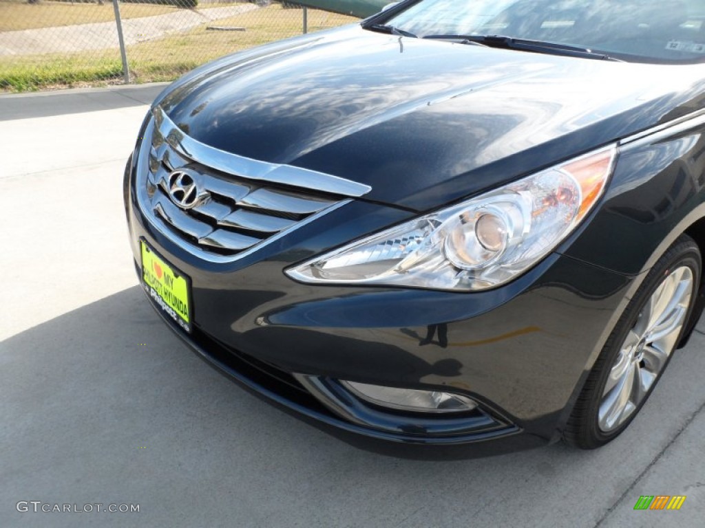 2012 Sonata SE - Pacific Blue Pearl / Gray photo #10