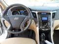 2011 Hyundai Sonata Camel Interior Dashboard Photo
