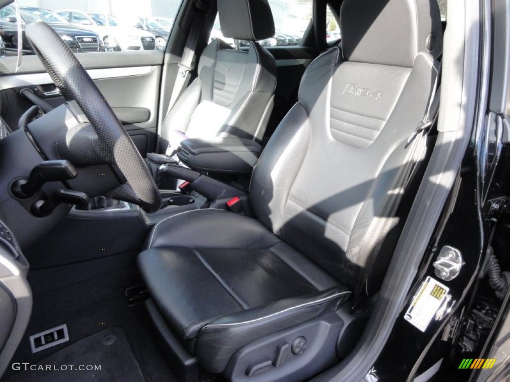 Black Interior 2007 Audi RS4 4.2 quattro Sedan Photo #58820604