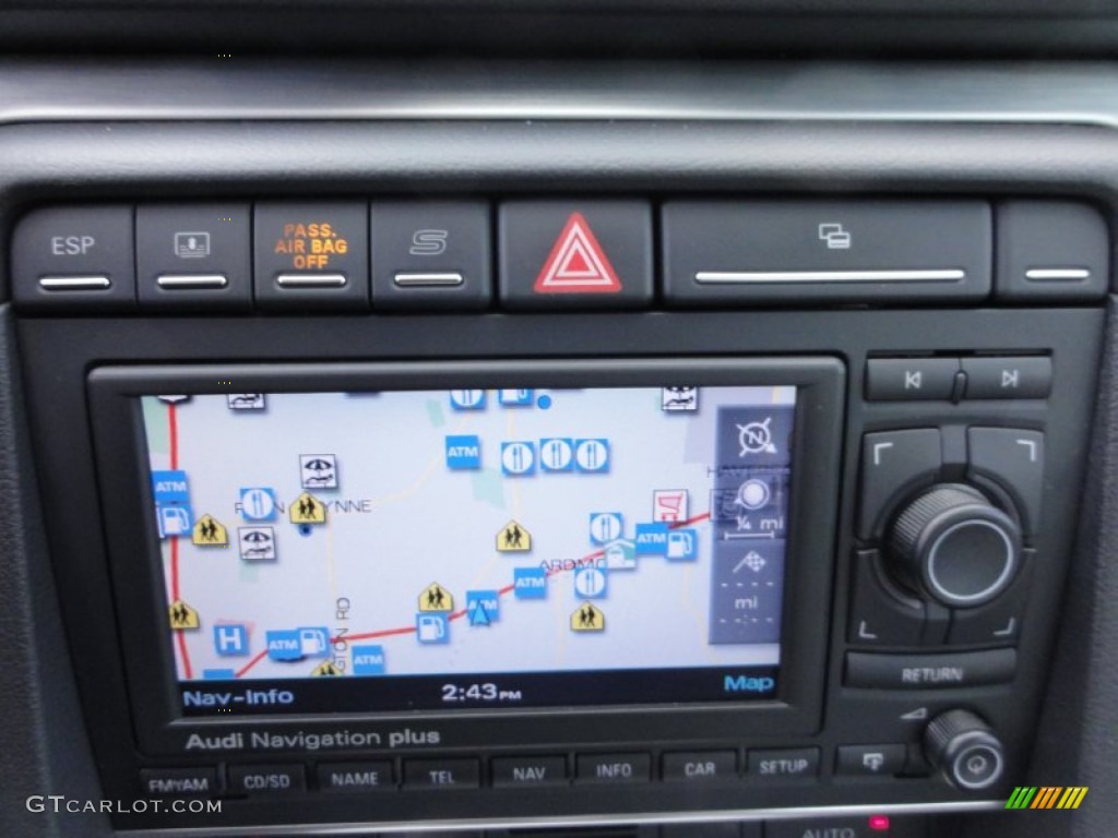 2007 Audi RS4 4.2 quattro Sedan Navigation Photo #58820766