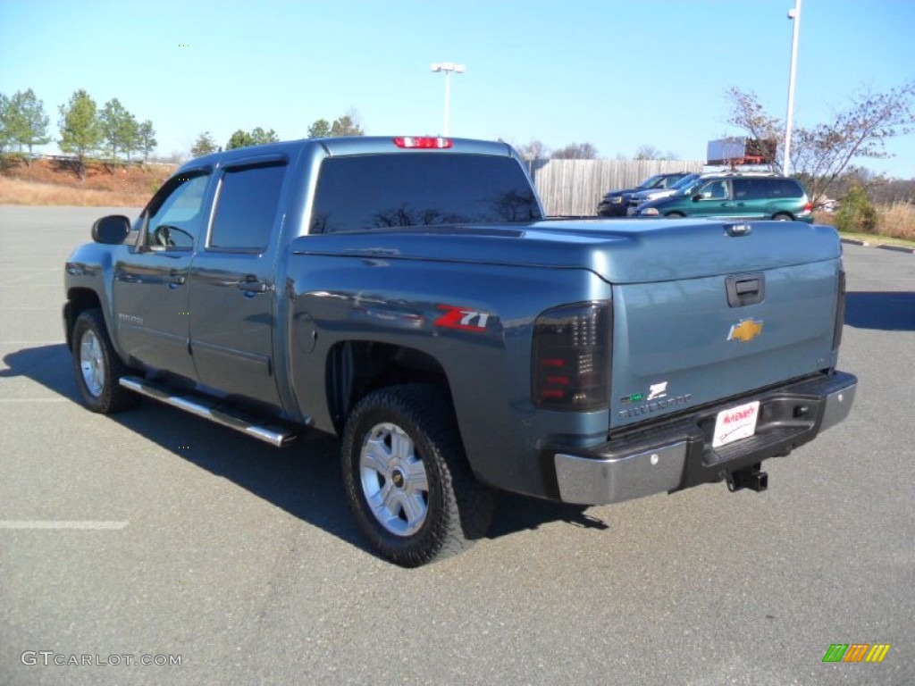 2010 Silverado 1500 LT Crew Cab - Blue Granite Metallic / Light Titanium/Ebony photo #4