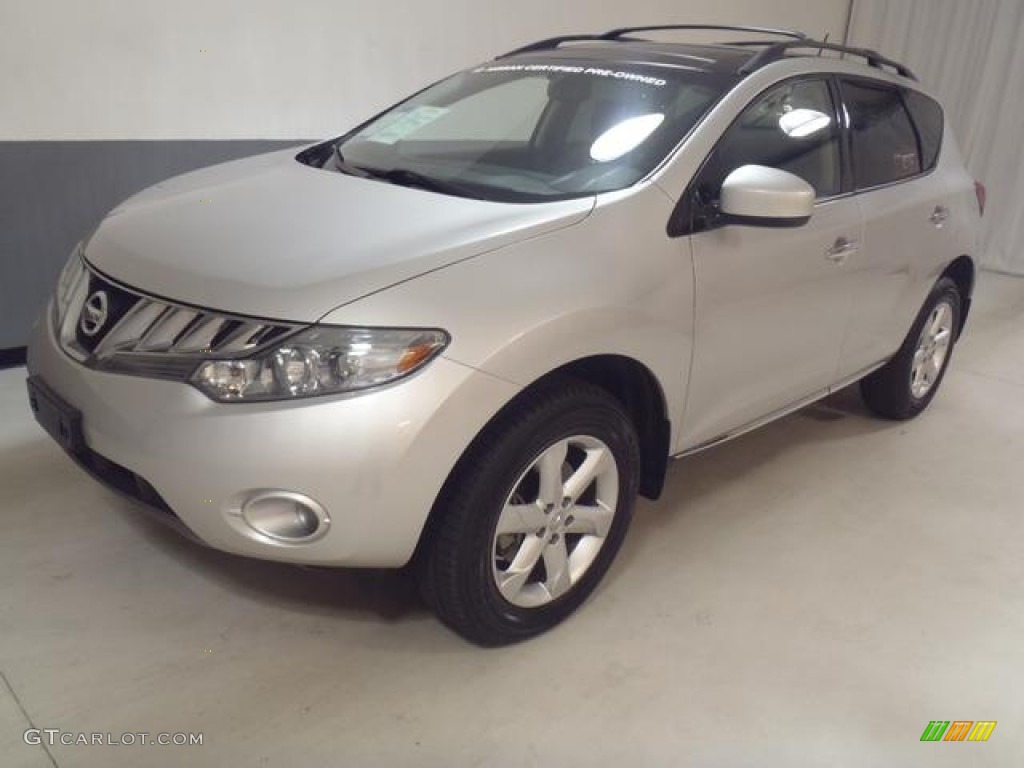 2010 Murano SL - Brilliant Silver Metallic / Black photo #17