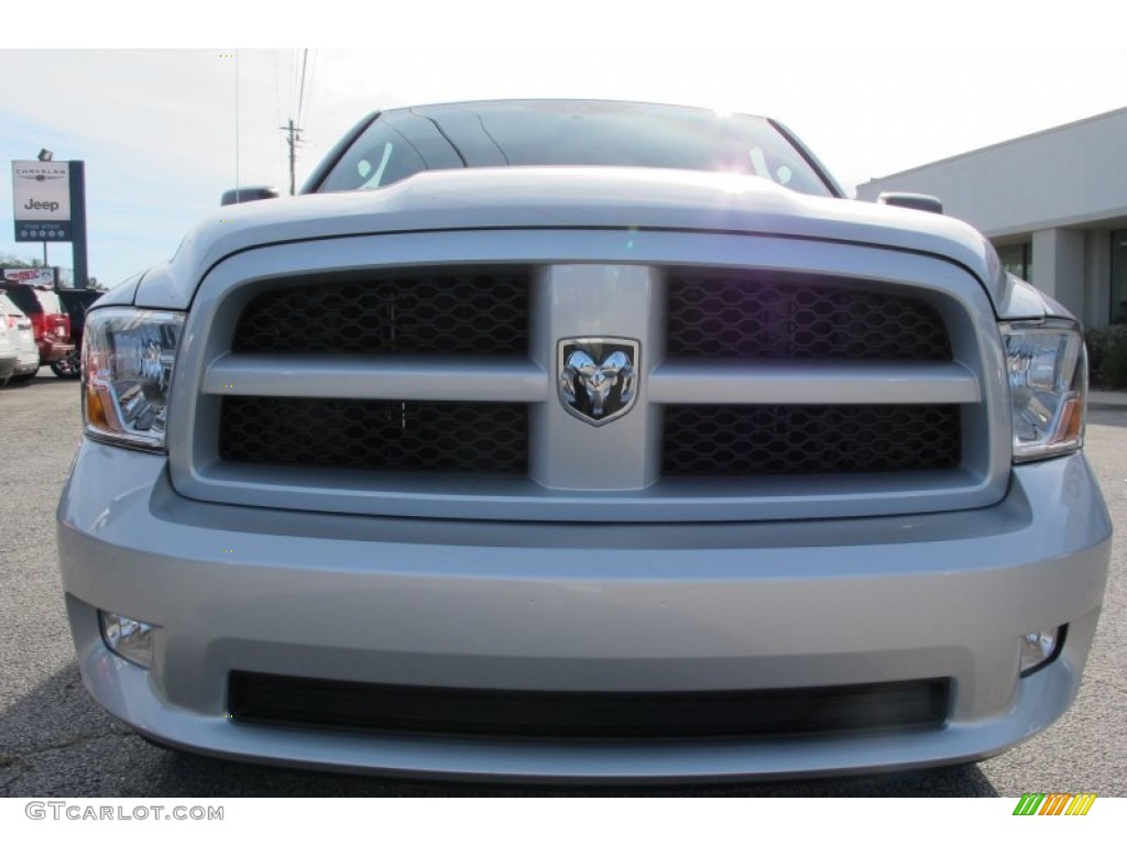 2012 Ram 1500 Express Regular Cab - Bright Silver Metallic / Dark Slate Gray/Medium Graystone photo #2