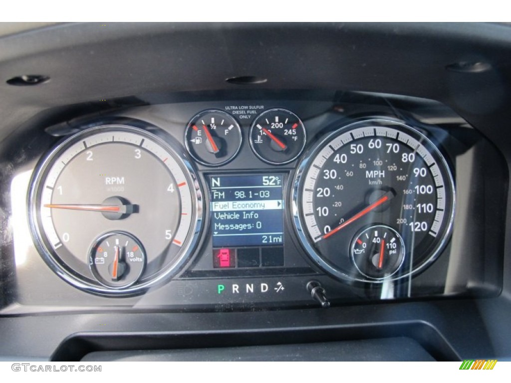 2012 Dodge Ram 3500 HD Big Horn Crew Cab 4x4 Dually Gauges Photos