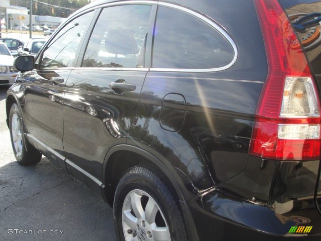 2009 CR-V EX - Crystal Black Pearl / Ivory photo #9