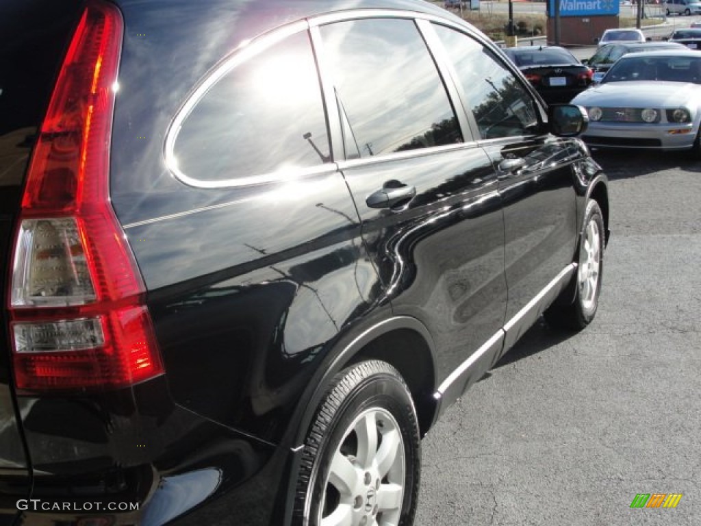 2009 CR-V EX - Crystal Black Pearl / Ivory photo #10