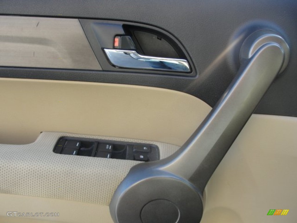 2009 CR-V EX - Crystal Black Pearl / Ivory photo #15