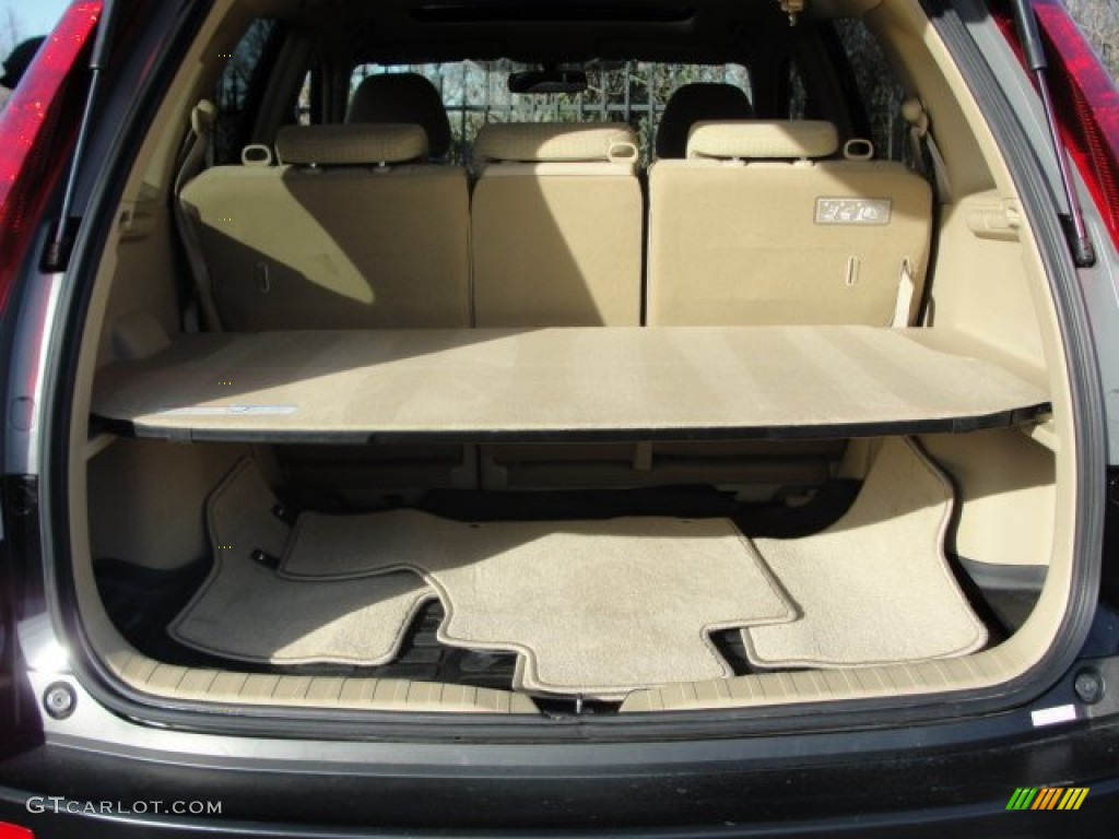 2009 CR-V EX - Crystal Black Pearl / Ivory photo #29