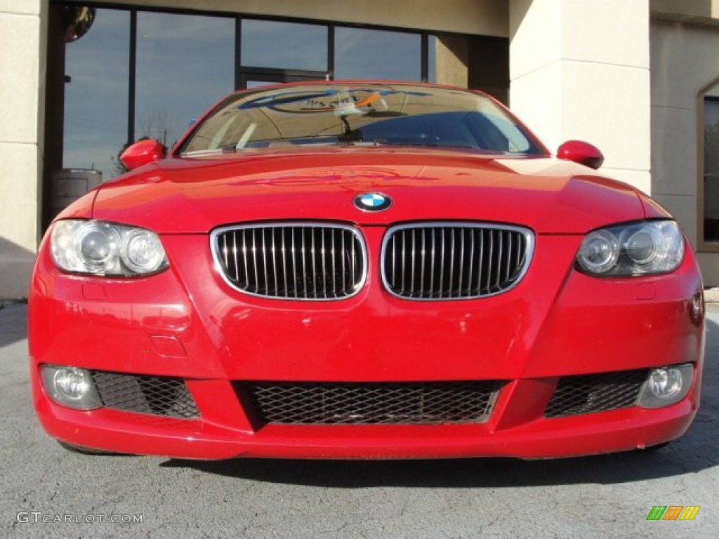 2007 3 Series 328i Coupe - Crimson Red / Saddle Brown/Black photo #5