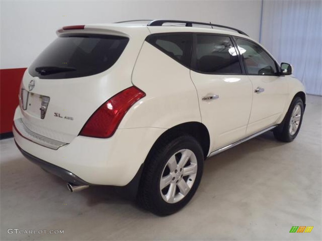 2007 Murano SL AWD - Glacier Pearl White / Cafe Latte photo #5