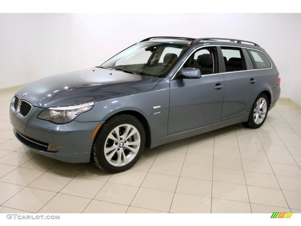 Neptune Blue Metallic 2009 BMW 5 Series 535xi Sedan Exterior Photo #58825954