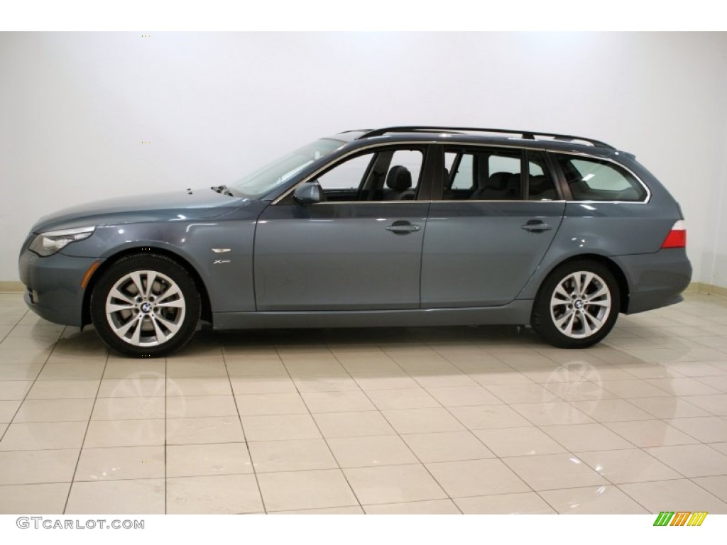 Neptune Blue Metallic 2009 BMW 5 Series 535xi Sedan Exterior Photo #58825963