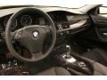 2009 BMW 5 Series Black Dakota Leather Interior Dashboard Photo