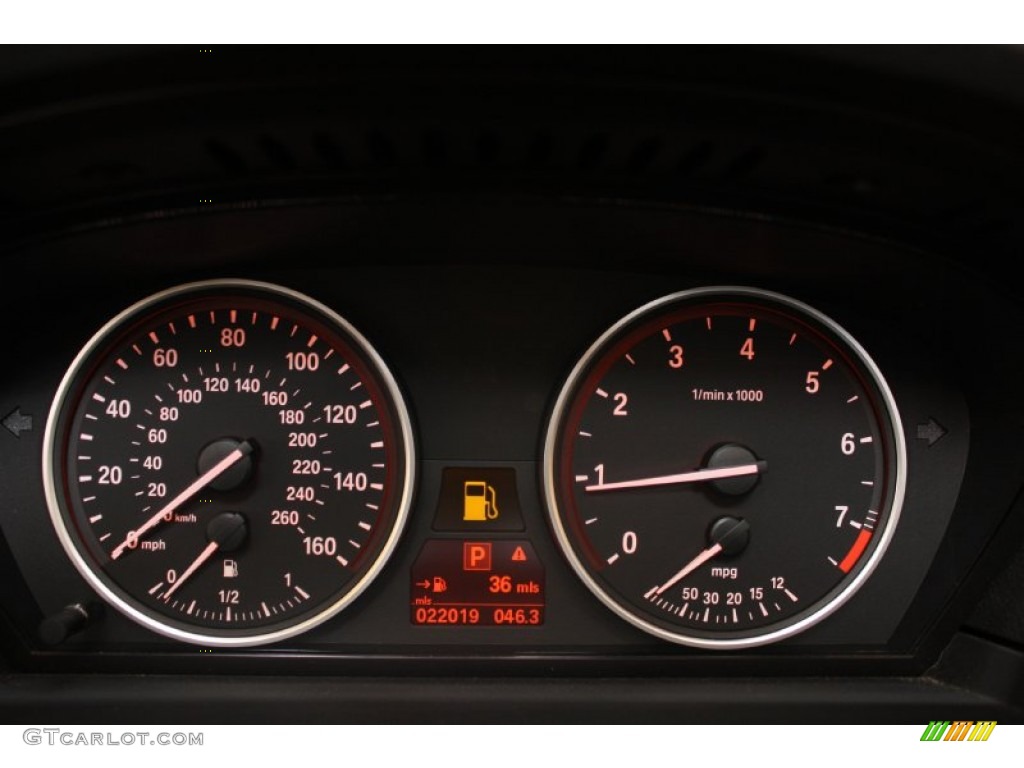 2009 BMW 5 Series 535xi Sedan Gauges Photo #58826013