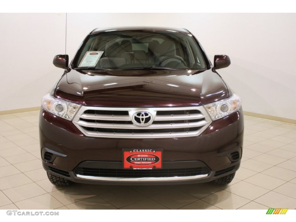 2011 Highlander V6 4WD - Sizzling Crimson Mica / Ash photo #2