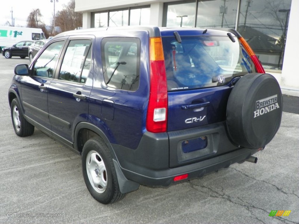 2004 CR-V LX 4WD - Eternal Blue Pearl / Black photo #4