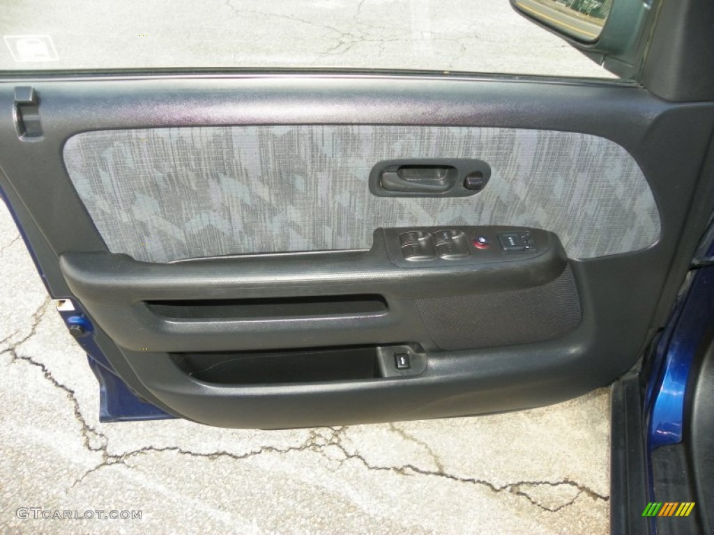 2004 CR-V LX 4WD - Eternal Blue Pearl / Black photo #14