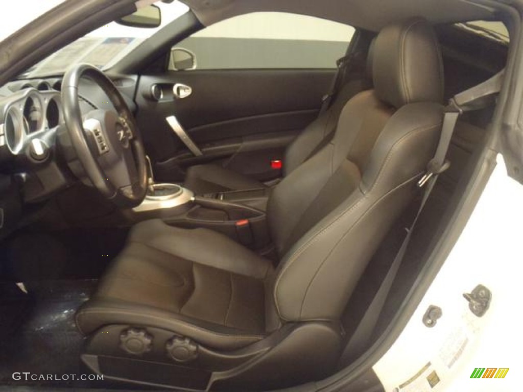 Charcoal Interior 2008 Nissan 350Z Touring Coupe Photo #58826890