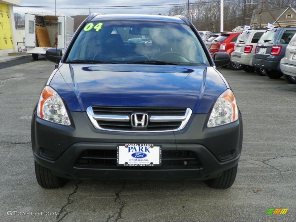 2004 CR-V LX 4WD - Eternal Blue Pearl / Black photo #18