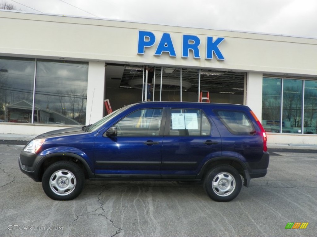 2004 CR-V LX 4WD - Eternal Blue Pearl / Black photo #21